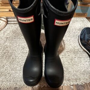 Hunter Kids Classic Black Rain Boots